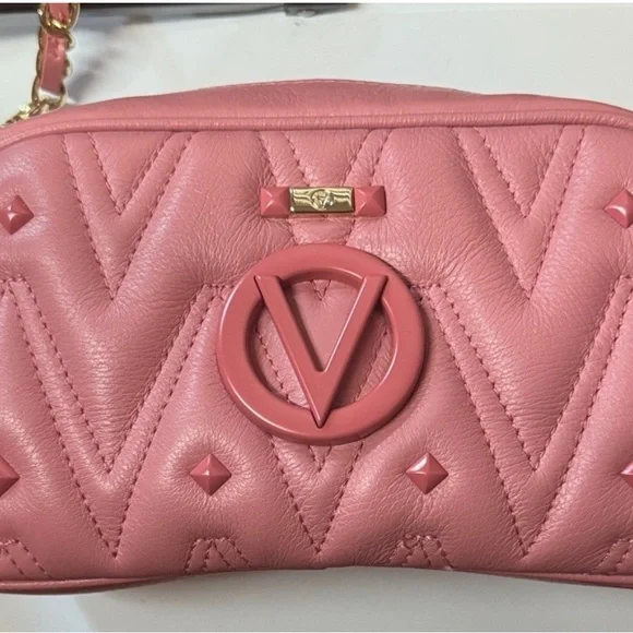 MARIO VALENTINO LEATHER HANDBAG NWT - Picture 3 of 6